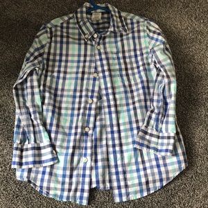 Little boys J crew button down